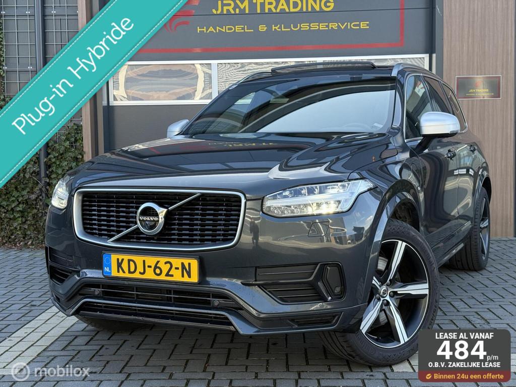 Volvo XC90 2.0 T8 Twin Engine AWD R-Design PANO 360camera 7z, Auto's, Volvo, Adaptive Cruise Control, Gebruikt, Euro 6, 1969 cc