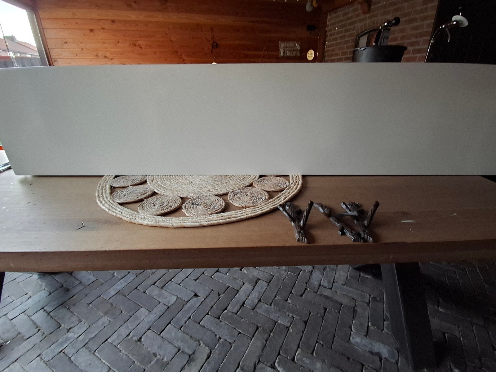 2 radiatoren met vlakke plaat, Doe-het-zelf en Verbouw, Verwarming en Radiatoren, Ophalen, 30 tot 80 cm, Radiator, 150 cm of meer