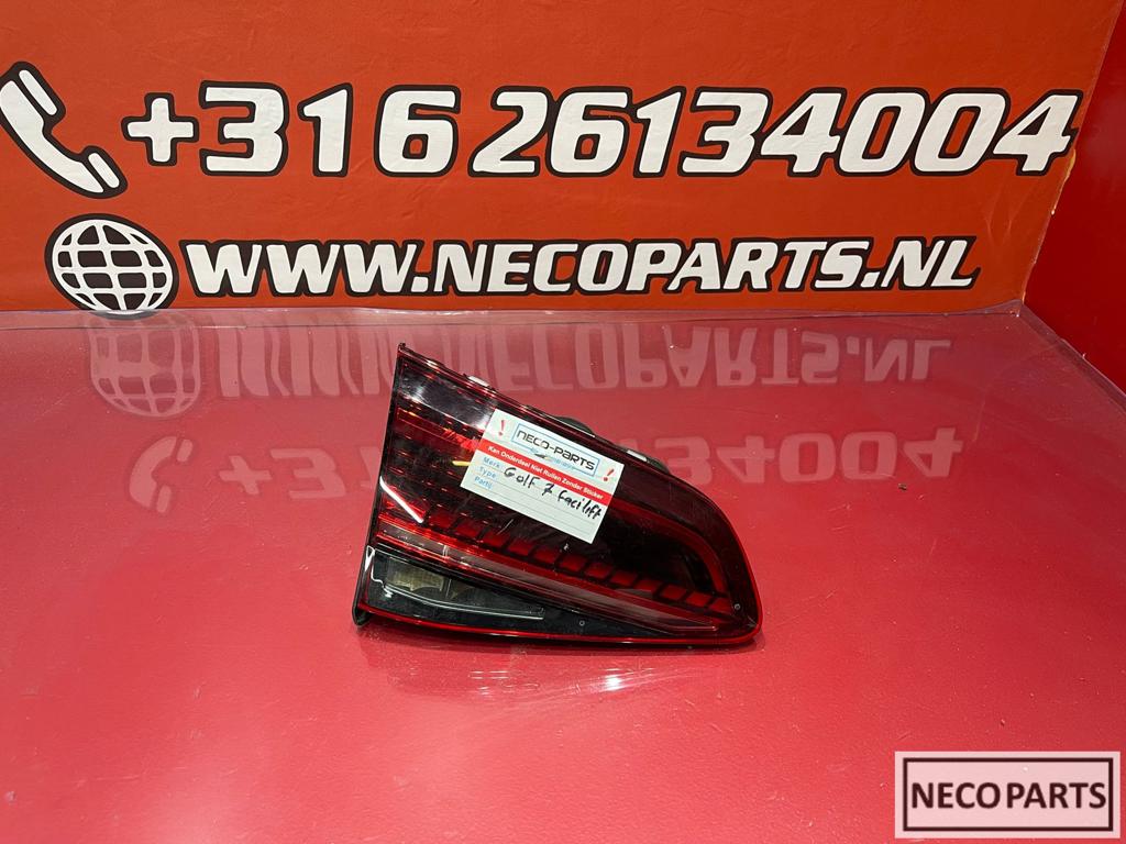 VW GOLF 7 FACELIFT LED ACHTERLICHT 2017 - ALLES LEVERBAAR !!, Gebruikt, -, Volkswagen, -