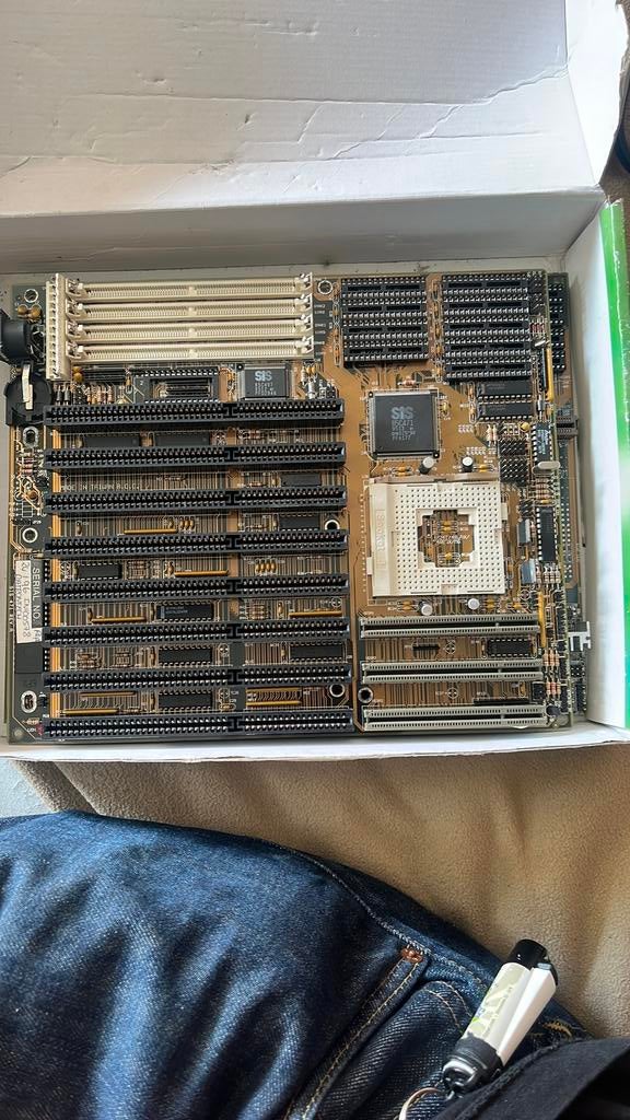 Vintage FIC 486-GVT-2 Motherboard | Socket 3 | VLB Retro PC, Ophalen, Zo goed als nieuw, Overige typen