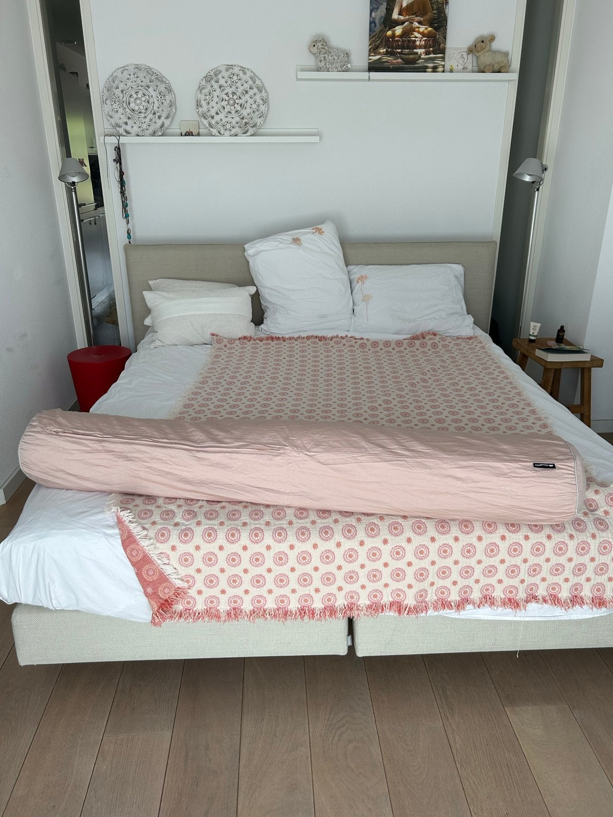 Auping Dublin boxspring 180x210, Ophalen, Gebruikt, Tweepersoons, 180 cm