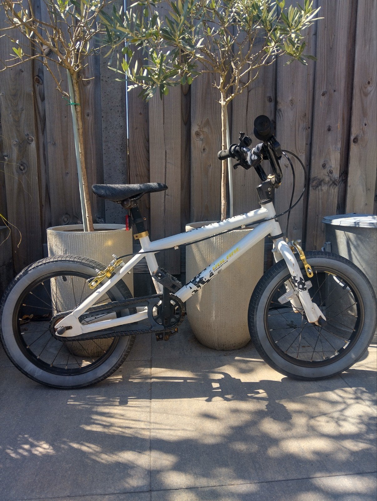 Kinderfiets BMX / Crossfiets 16 inch, Ophalen, Staal, Velgrem, V-brakes