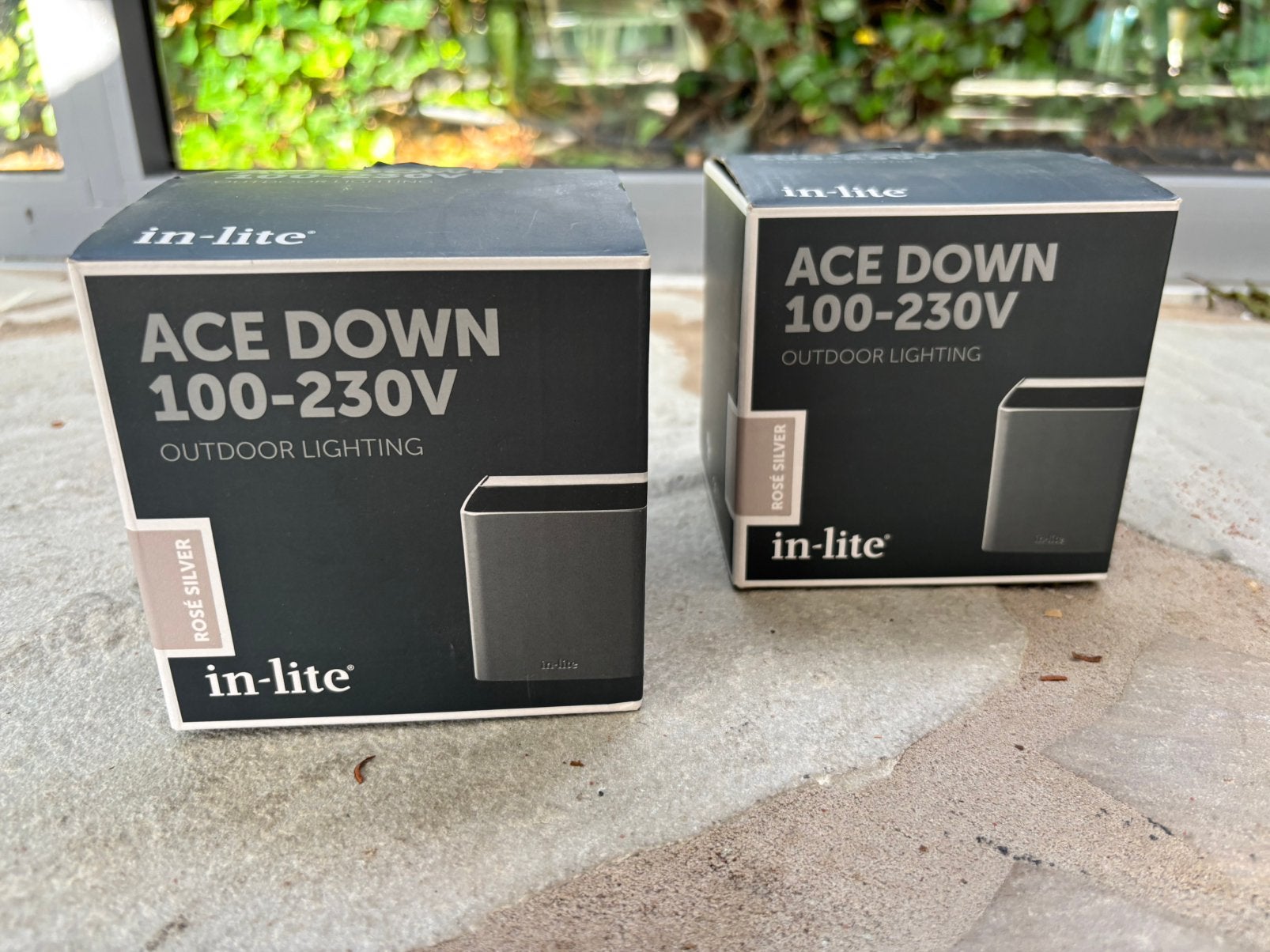 In-lite ACE DOWN Rose Silver 100-230V, Minder dan 50 watt, Wandlamp, Ophalen of Verzenden, Netvoeding