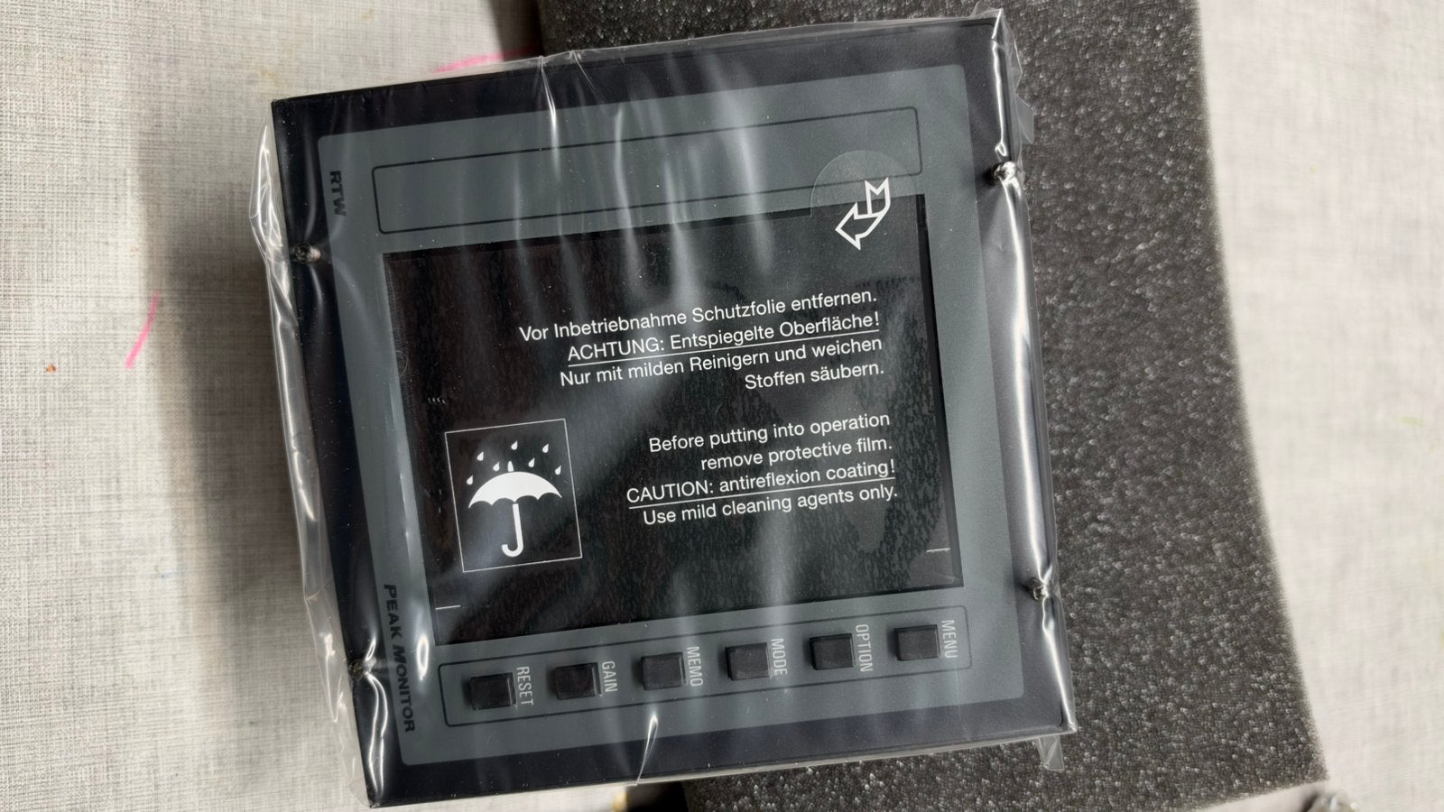 2x RTW PeakMonitor 1089-140, Ophalen of Verzenden, Nieuw, Audio