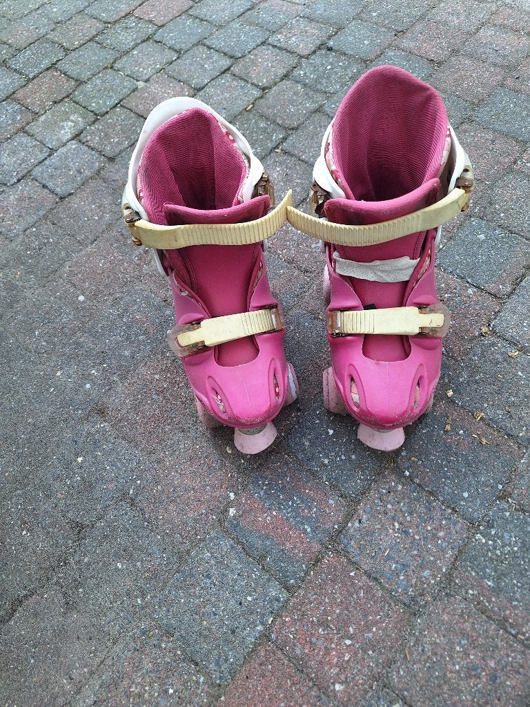 Verstelbare rolschaatsen geschikt voor maat 32, 34 en 36, Ophalen of Verzenden, Gebruikt, Kinderen