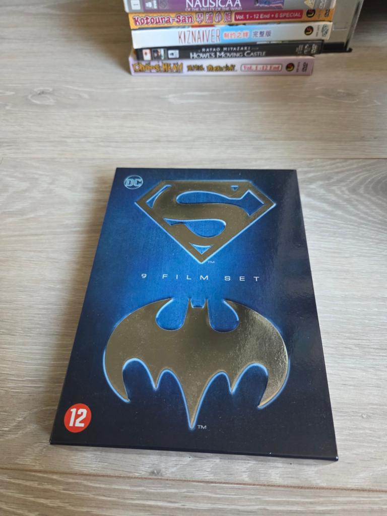 Batman + Superman - 9 dvd boxset - Zeldzaam, Cd's en Dvd's, Dvd's | Tv en Series, Ophalen of Verzenden, Zo goed als nieuw, Actie en Avontuur