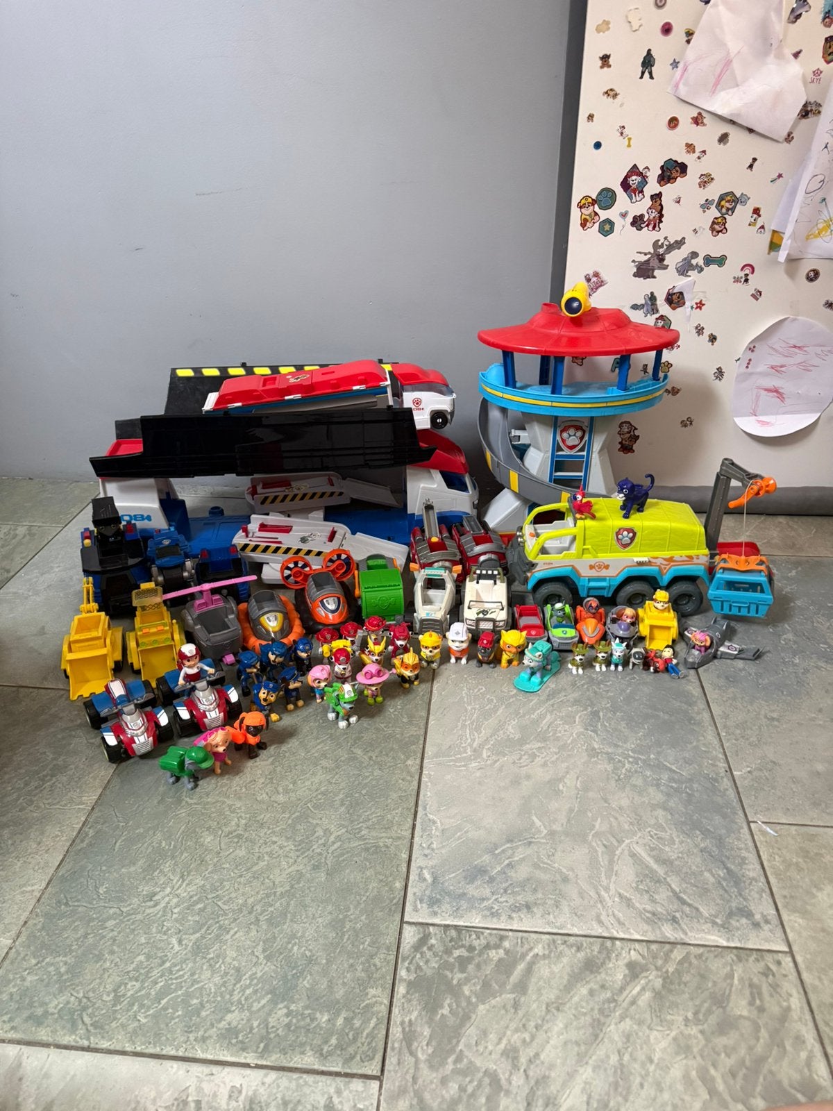 Hele grote paw patrol set, Ophalen of Verzenden, Zo goed als nieuw