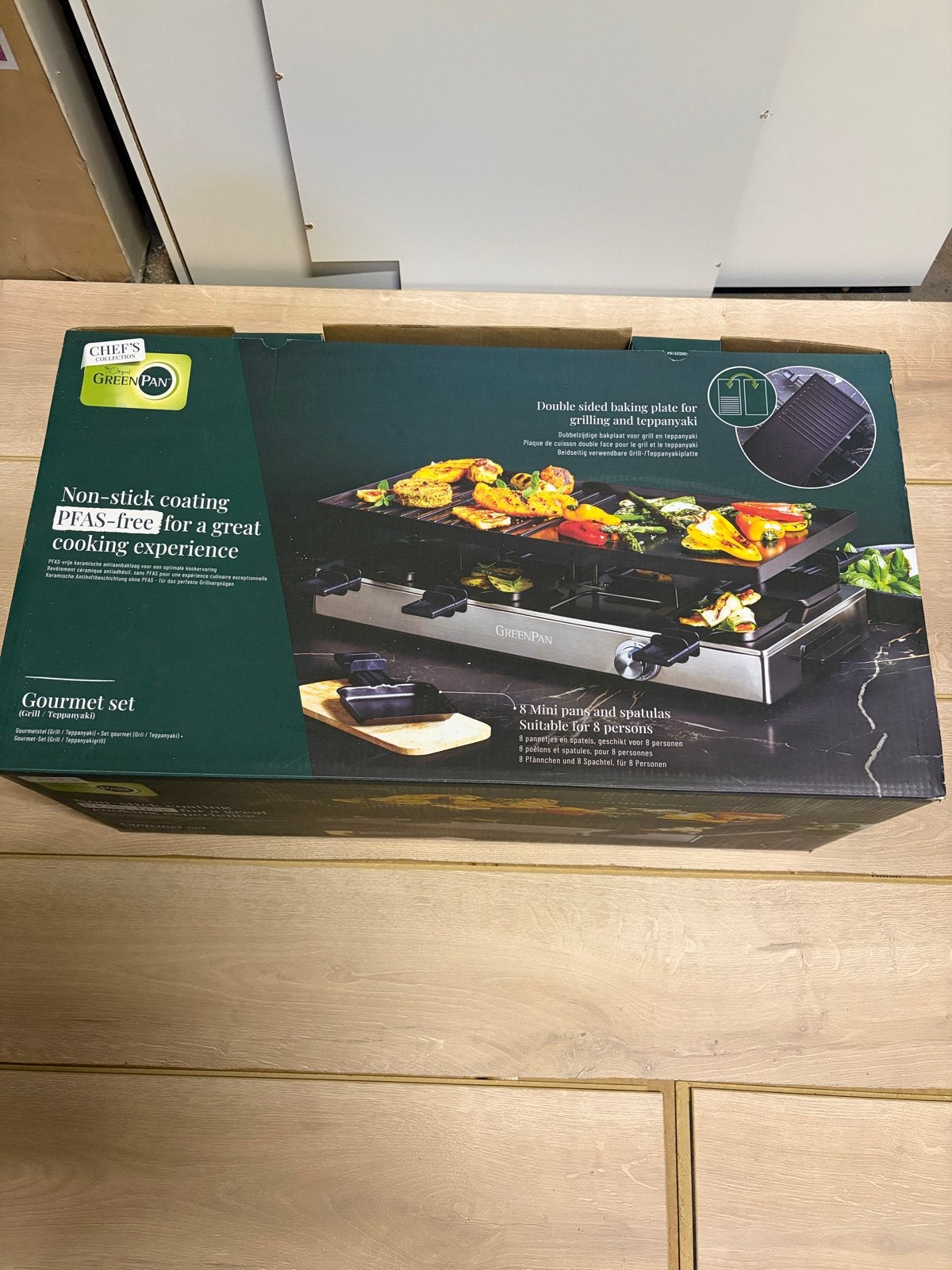 GreenPan Gourmet set, Ophalen, Zo goed als nieuw, 8 personen of meer