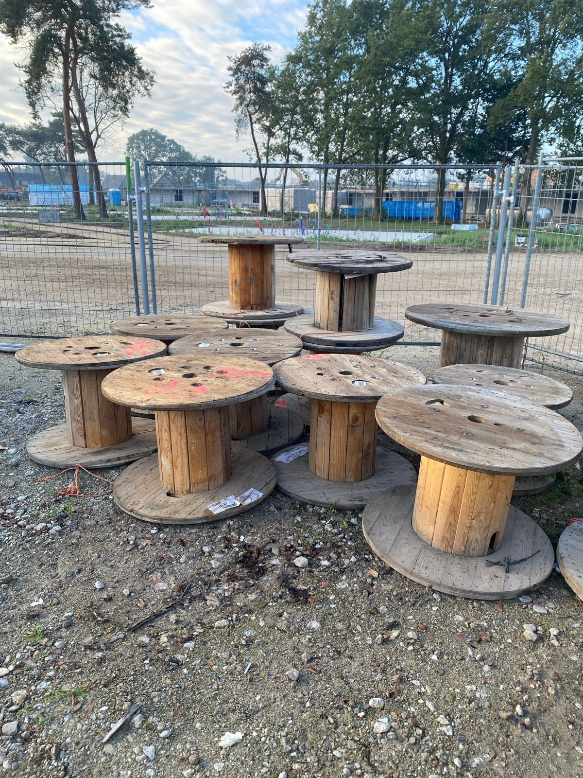 Houten kabelhaspels - Diverse maten, Ophalen, Gebruikt