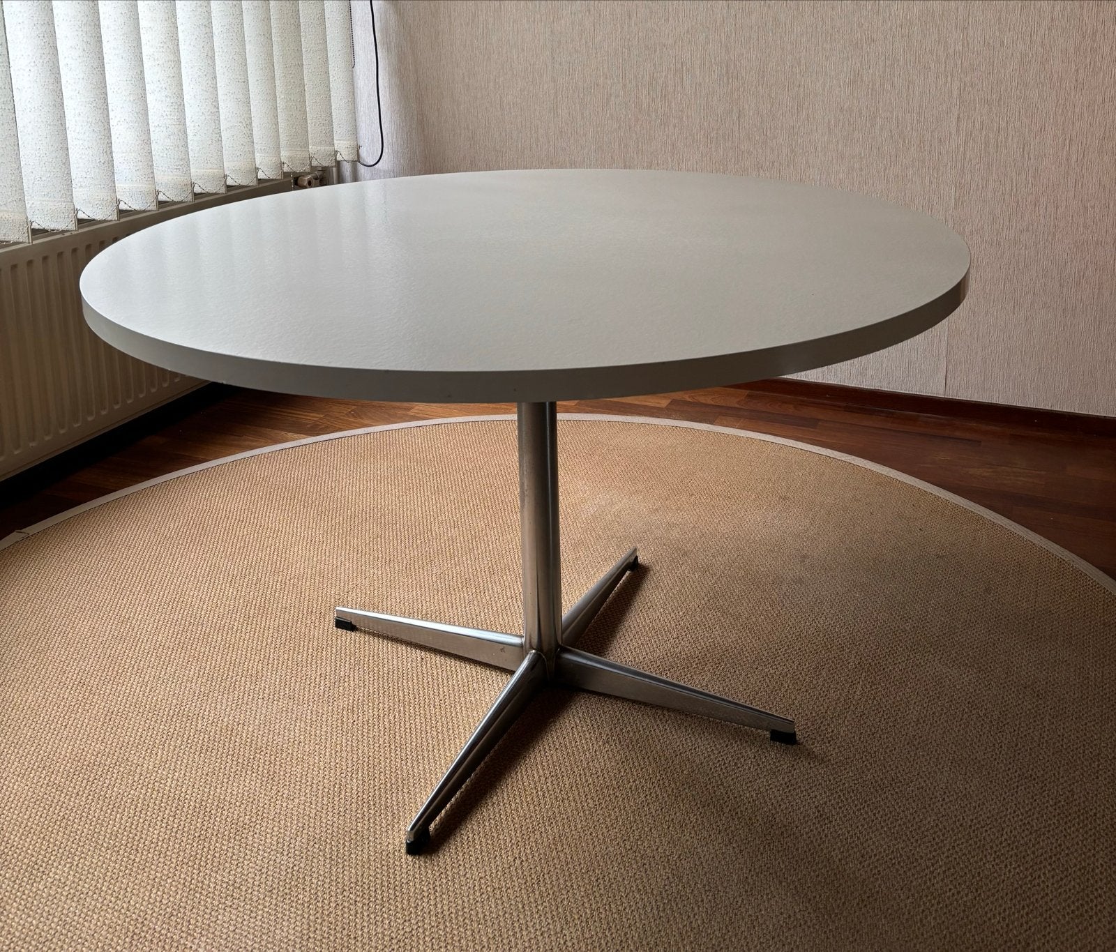 Pastoe vintage ronde eettafel - 120 cm (jaren '70), Huis en Inrichting, Tafels | Eettafels, Gebruikt, Overige houtsoorten, 100 tot 150 cm