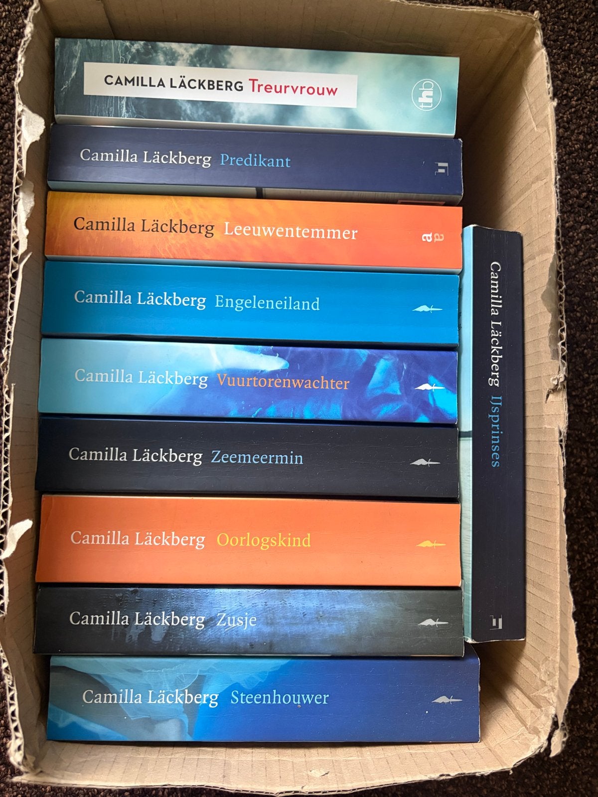 Camilla Läckberg boekenpakket - 10 thrillers, Ophalen of Verzenden, Gelezen, Scandinavië
