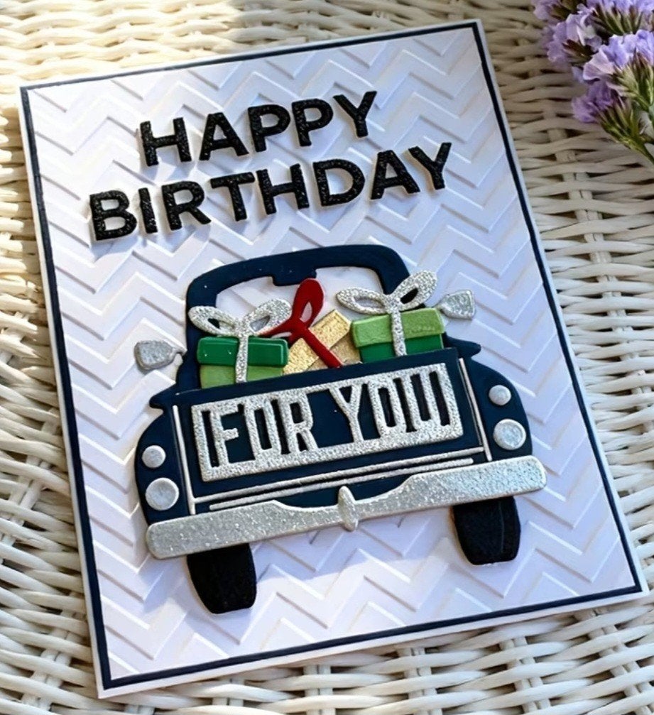 Nieuw Snijmal auto/ Happy Birthday, Ophalen of Verzenden, Nieuw, Overige thema's, Pons of Mal