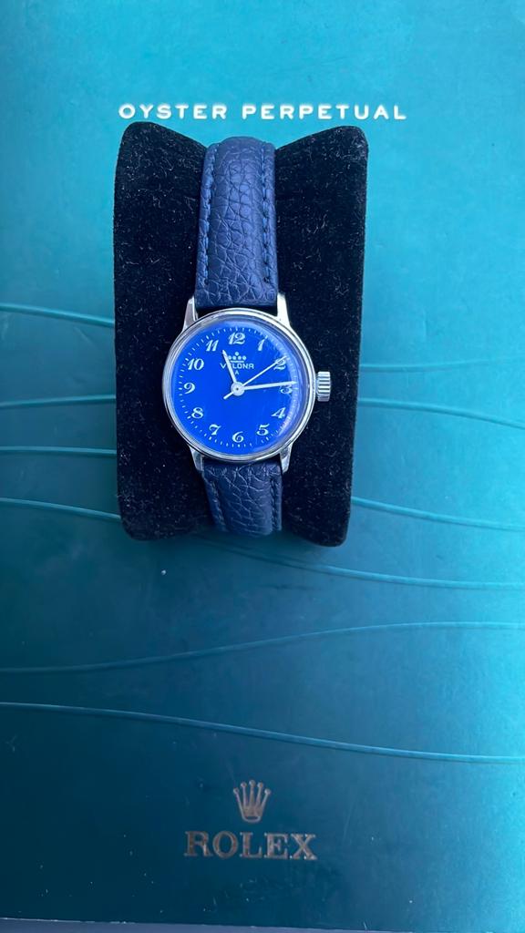 Velona vintage horloge, Ophalen of Verzenden, Staal, Overige merken, 1960 of later