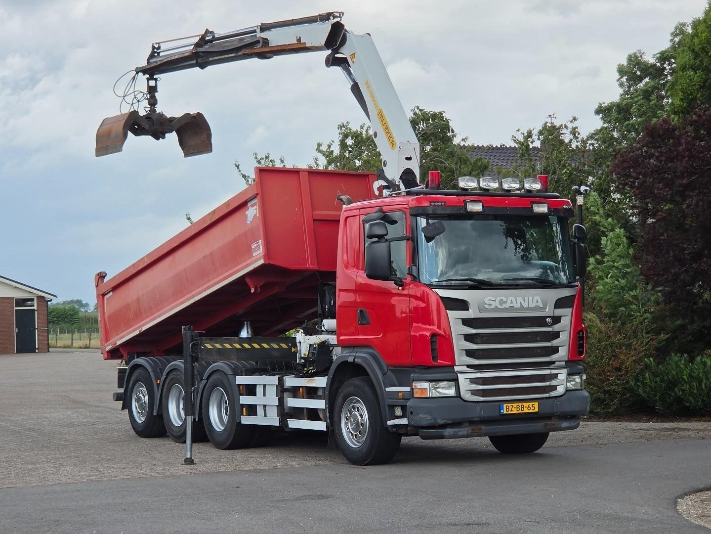 Scania G 400 B 8X4*4 TRIPLE! KRAAN/KIPPER! NL TRUCK! DK1268, Automaat, Euro 5, 399 pk, Origineel Nederlands