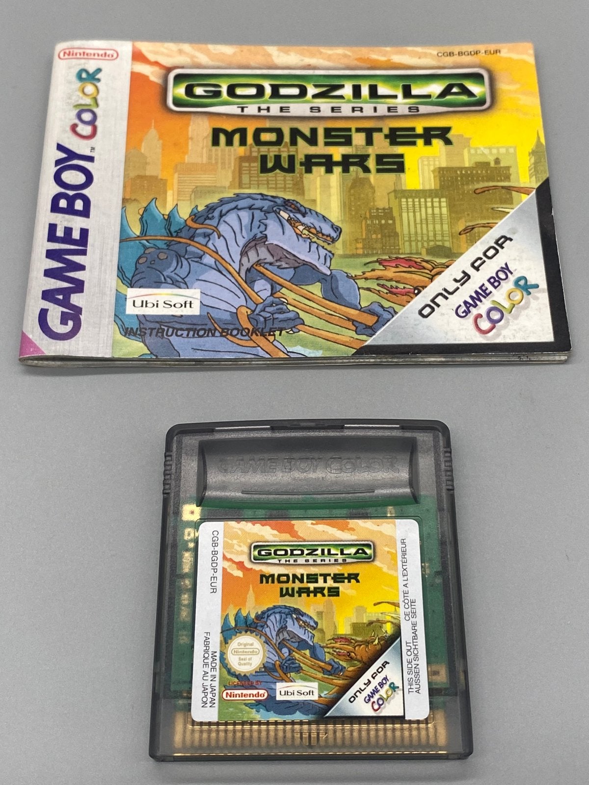 Nintendo Game Boy Color – Godzilla: The Series Monster Wars, Spelcomputers en Games, Www.ubisoft.com, 1 speler, Ophalen of Verzenden