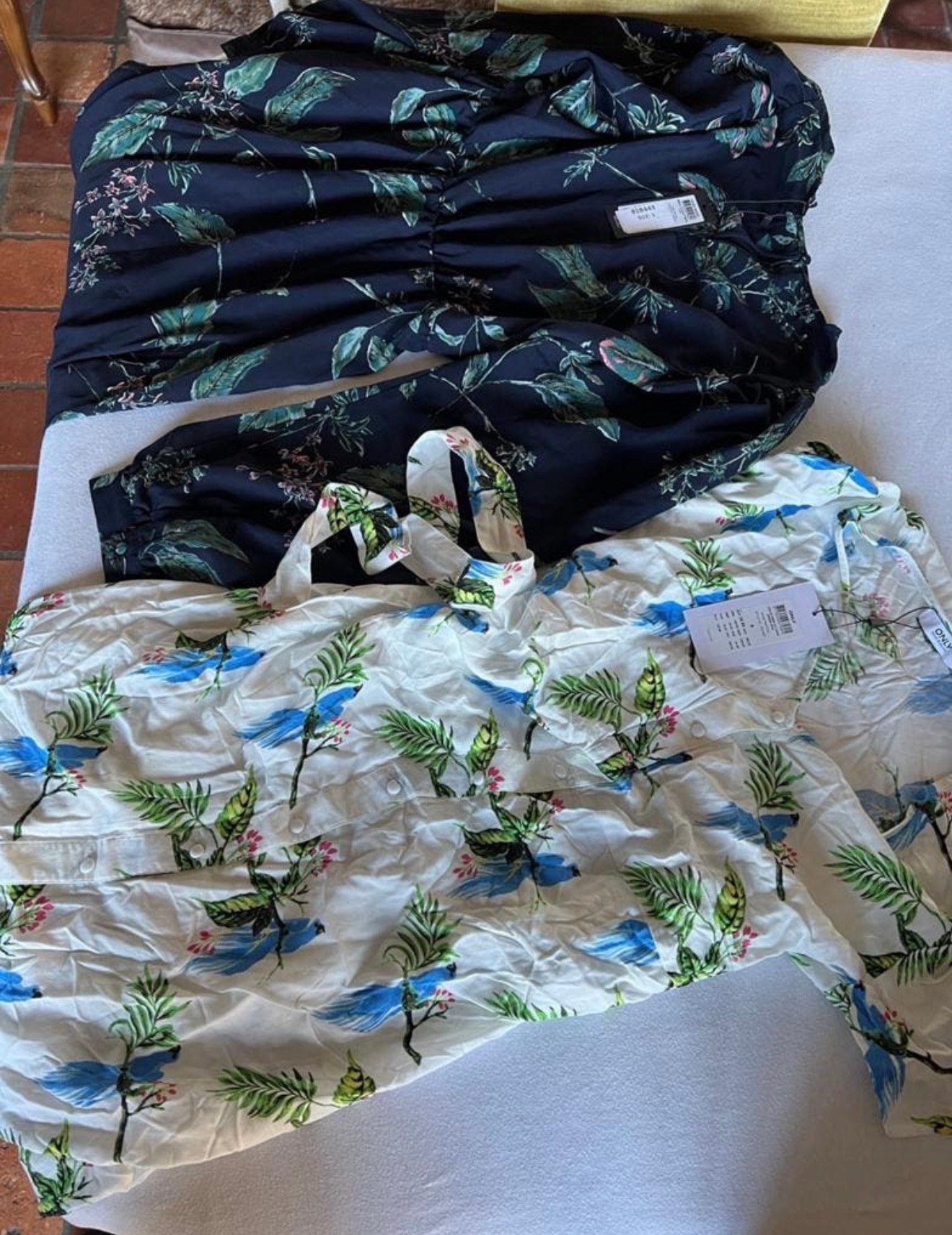 Vero Moda + Only 2x Jurk maat S tropical mode style 10225521, S, Nieuw, Ophalen of Verzenden, S