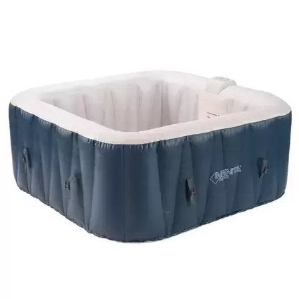 Infinite Spa opblaasbare jacuzzi - 4 persoons, Ophalen, Gebruikt, Afdekzeil, Opblaasbaar