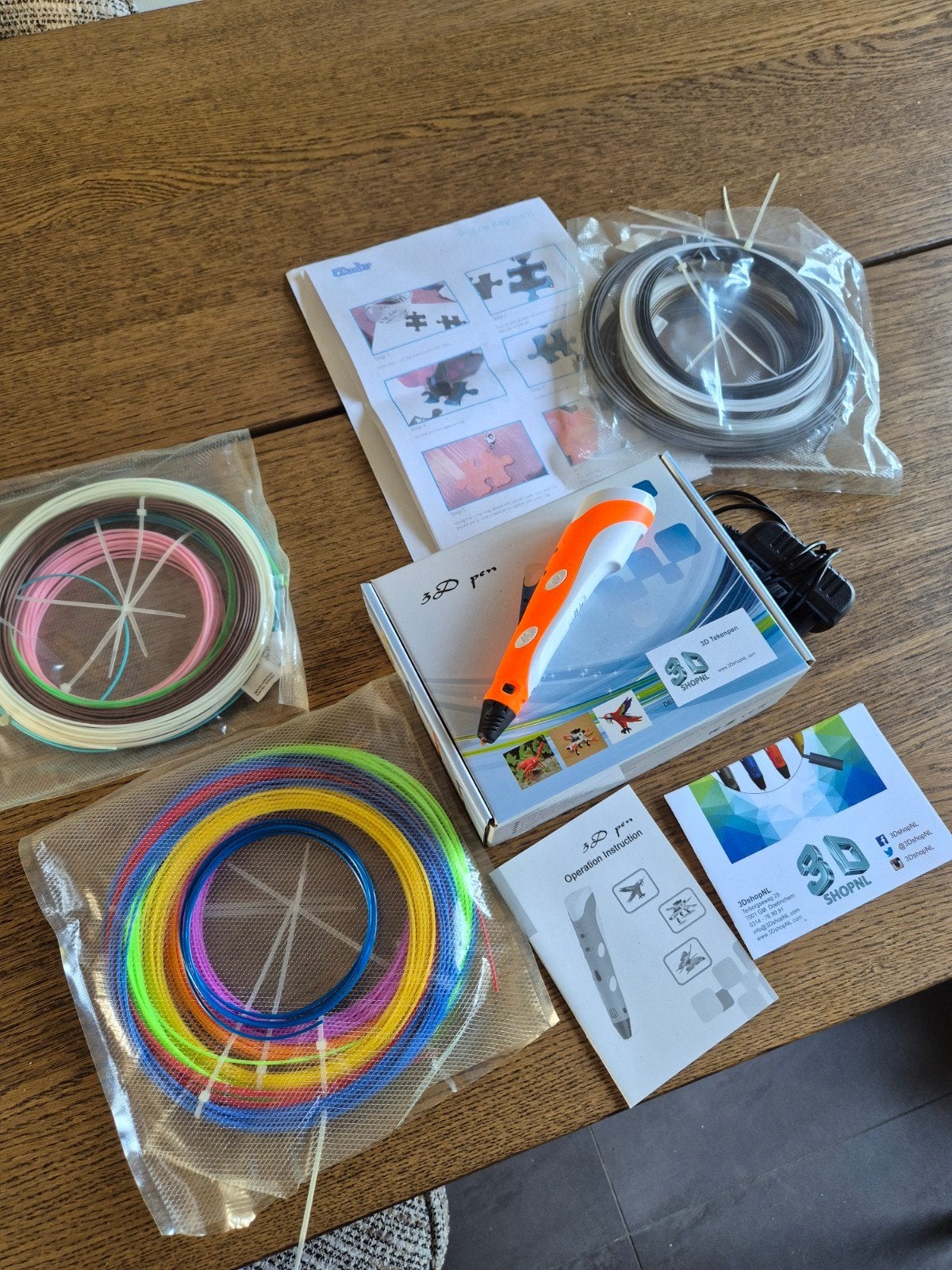 3D Tekenpen met veel extra filament - Nieuw in doos, Computers en Software, 3D Printers, Ophalen, Onbekend, Zo goed als nieuw