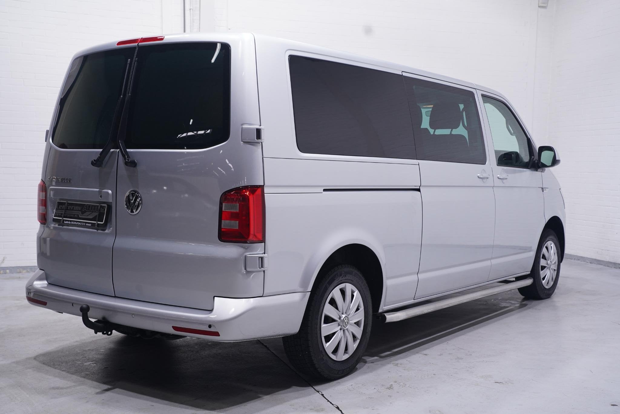 Volkswagen Transporter 2.0 TDI 150 pk L2 Dubbel Cabine Airco, Auto's, Stof, Gebruikt, 4 cilinders, 150 pk