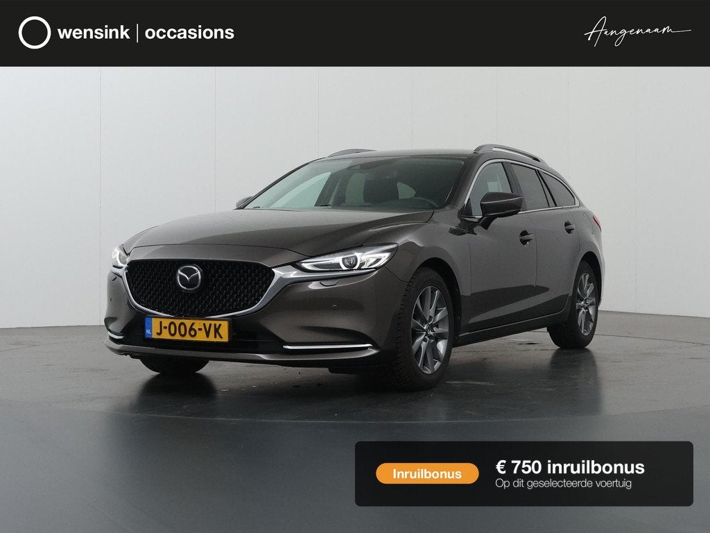 Mazda 6 Sportbreak 2.0 SkyActiv-G 165 Comfort | Parkeercamer, Auto's, Mazda, Bedrijf, Te koop, 6 sportbreak, ABS, Achteruitrijcamera