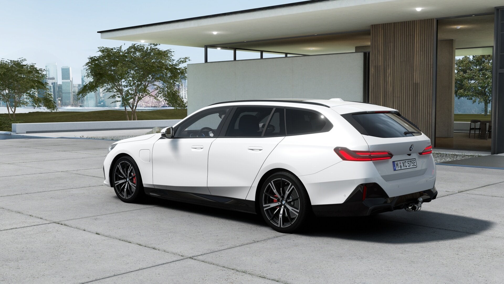 BMW 5 Serie Touring 530e M Sport Automaat / Panoramadak / Tr, Automaat, Achterwielaandrijving, Zwart, 4 cilinders