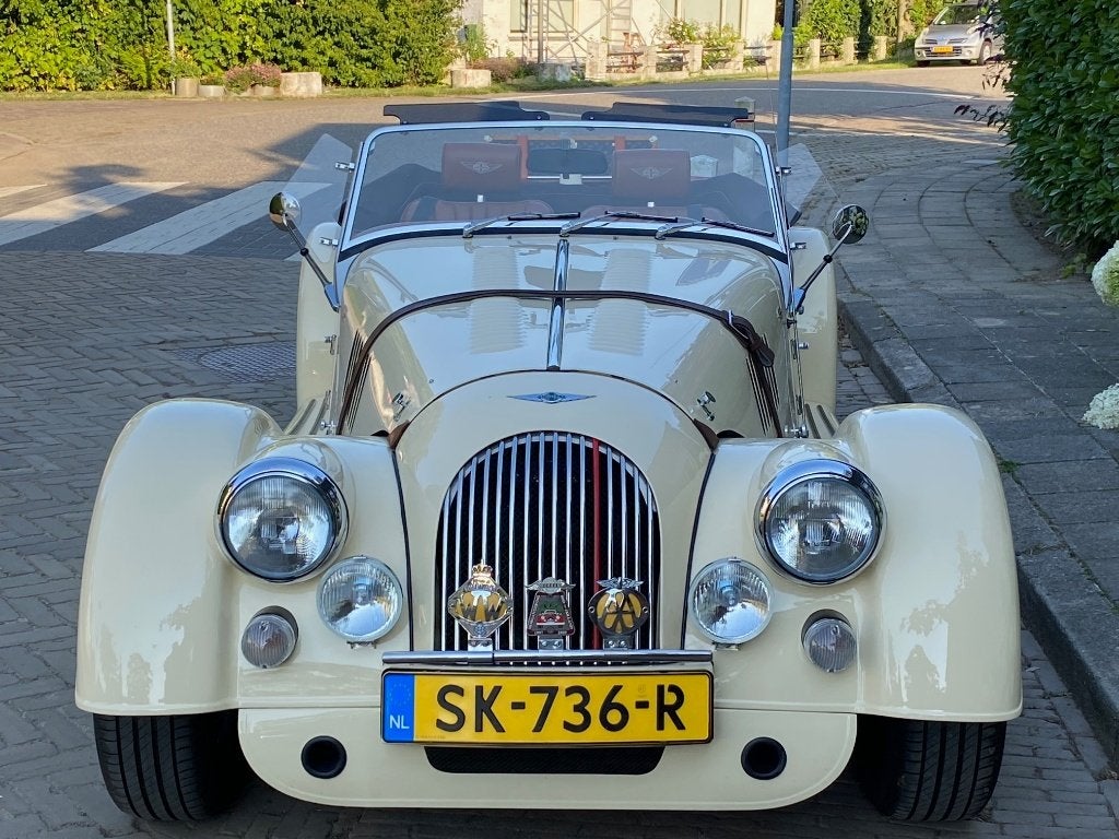 Morgan Plus-4 2.0 2015 Royal Yvory,CONCOURSSTAAT, Auto's, Overige Auto's, Achterwielaandrijving, Cabriolet, Bruin, Handgeschakeld