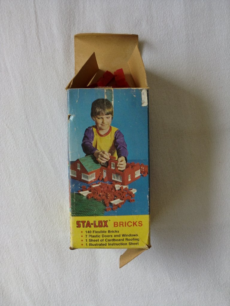 Doosje nostalgisch speelgoed: STA-LOX BRICKS (Model 299), Ophalen of Verzenden