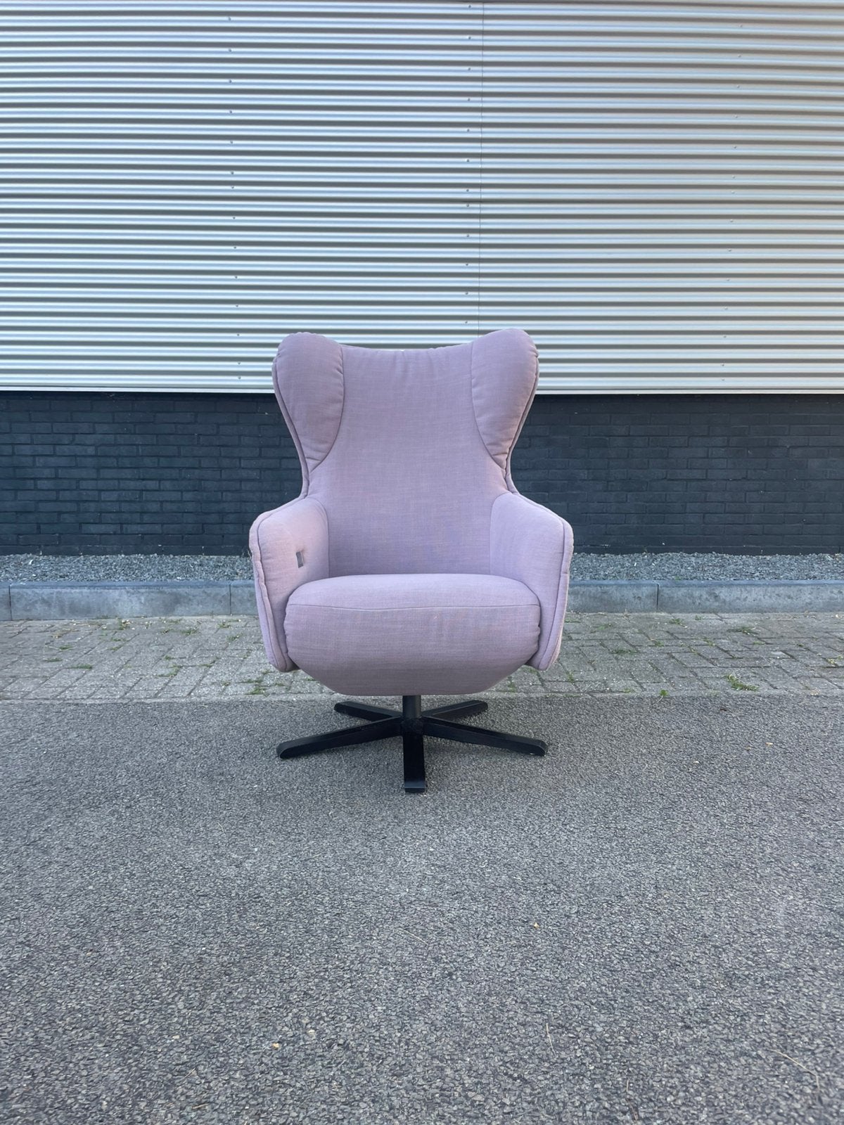 Elektrische paarse / lila relax fauteuil van Libelle op accu, Minder dan 75 cm, Ophalen of Verzenden, 50 tot 75 cm, A