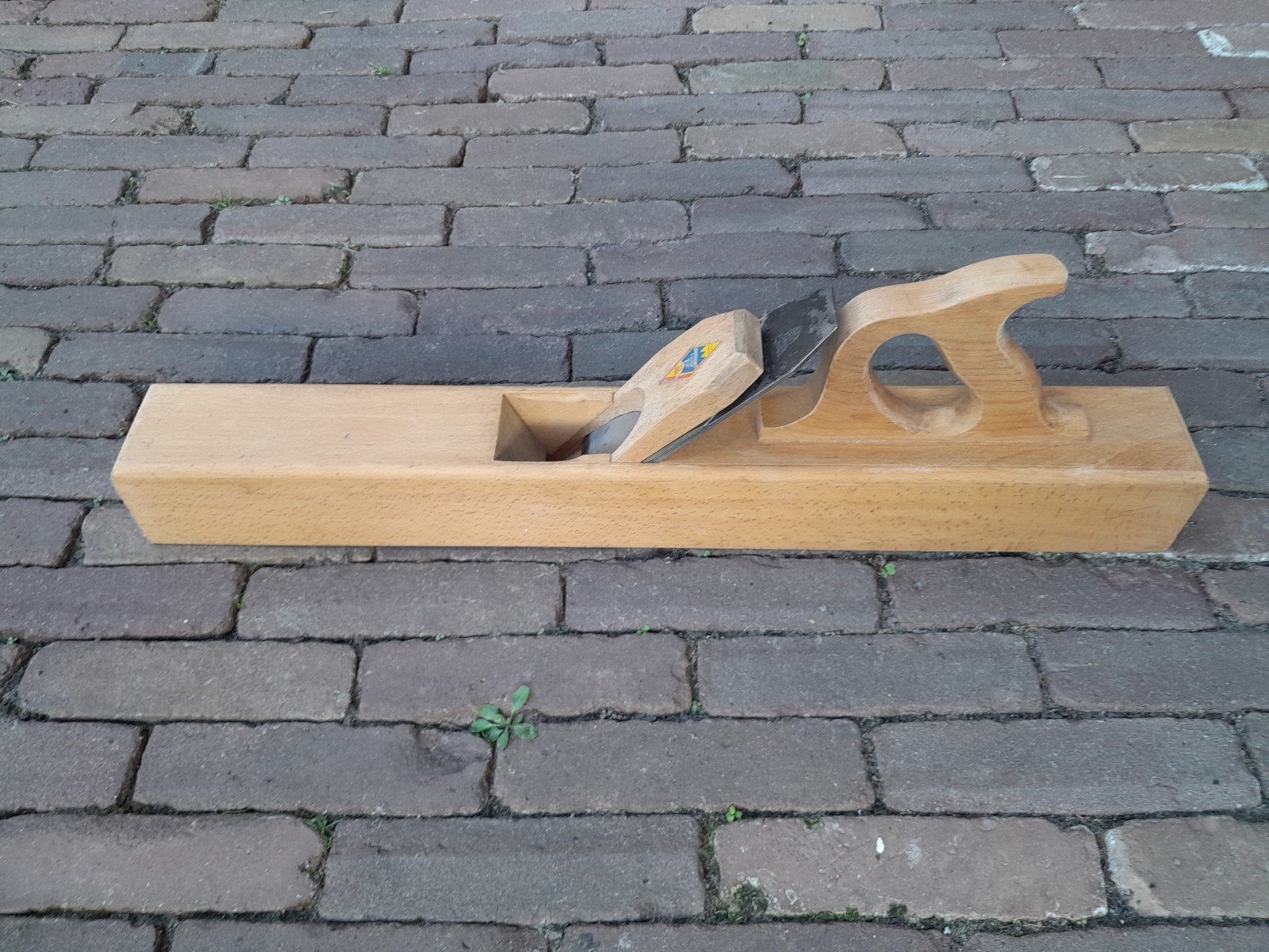 Oude houten reischaaf van Nooitgedagt & Zn., Antiek en Kunst, Ophalen of Verzenden