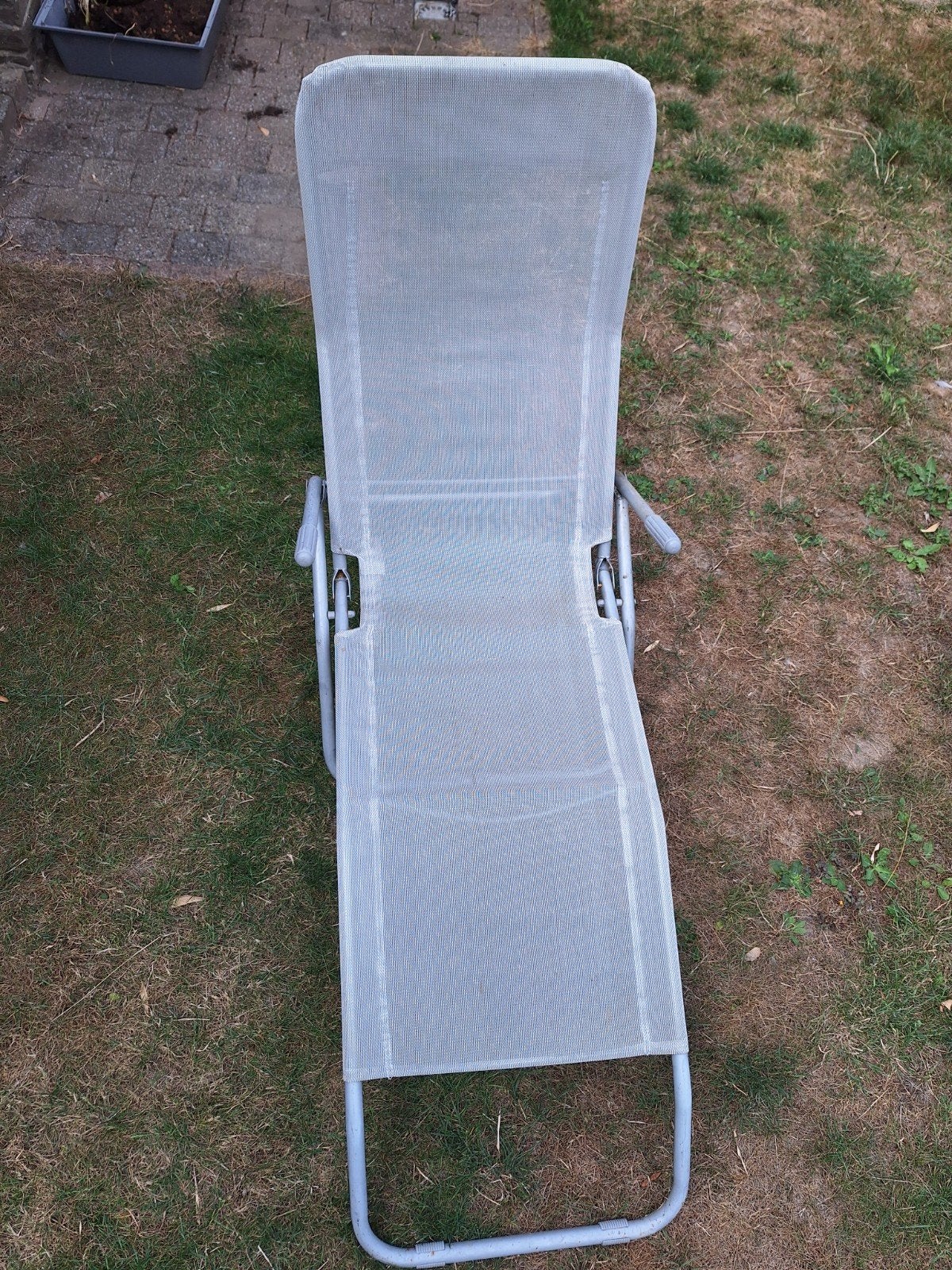 Gratis ligstoel, Ophalen, Gebruikt, Aluminium, Inklapbaar