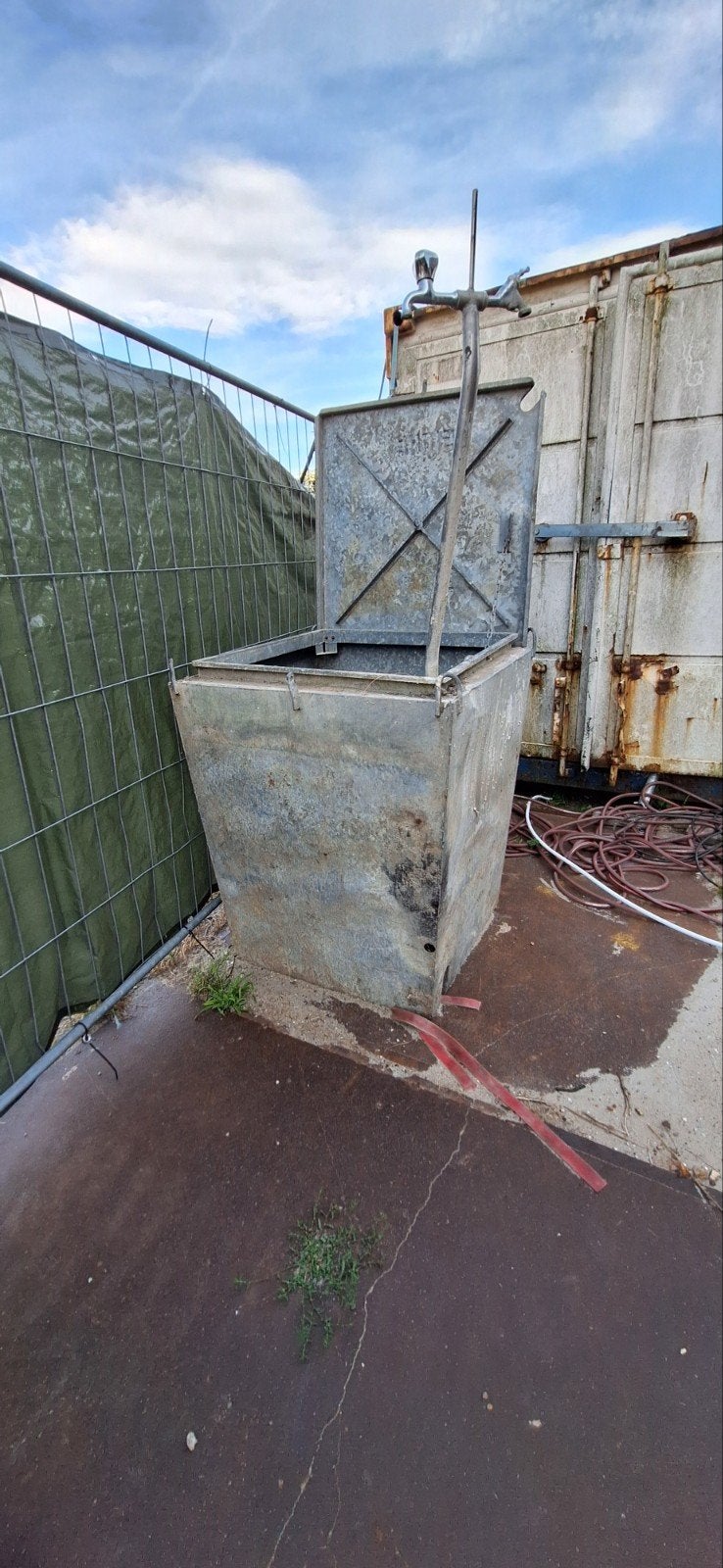 Gegalvaniseerde Bouw watermeter put, Ophalen