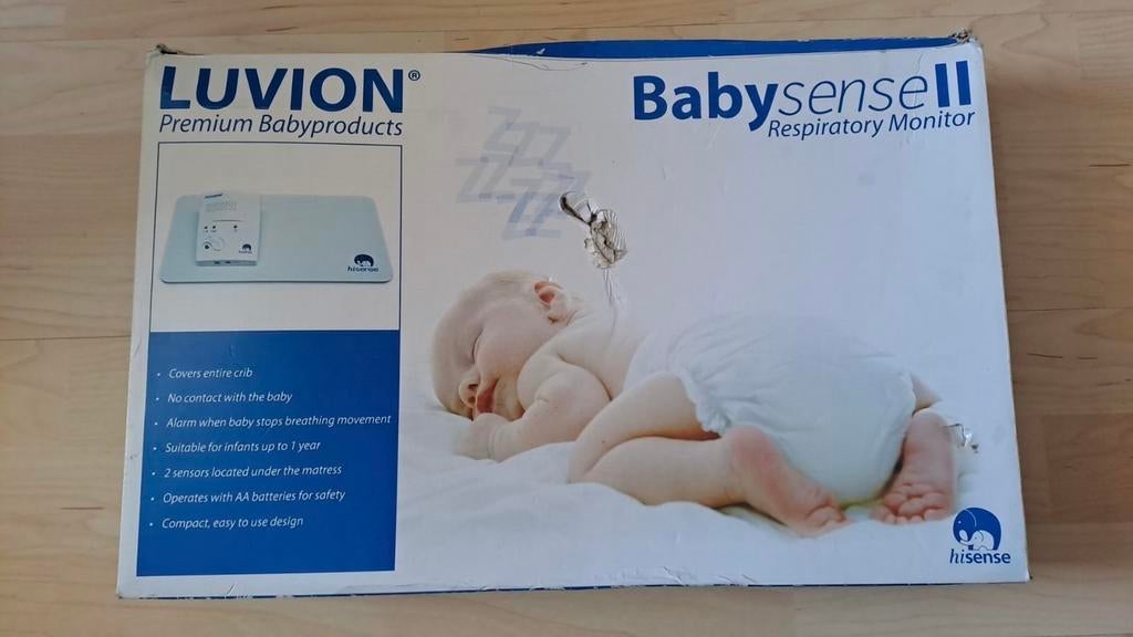 Babysense 2 Ademhalingsmonitor - Luvion Premium Babyproducte, Ophalen of Verzenden, Zo goed als nieuw, Minder dan 100 meter
