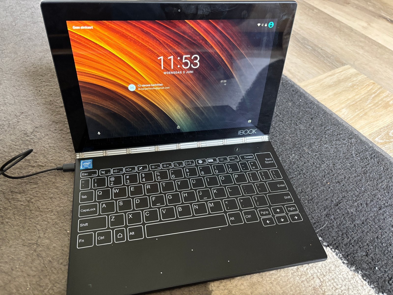Lenovo Yoga Book Android YB1-X90L 64GB, 10 inch, Ophalen of Verzenden, Zo goed als nieuw, 64 GB