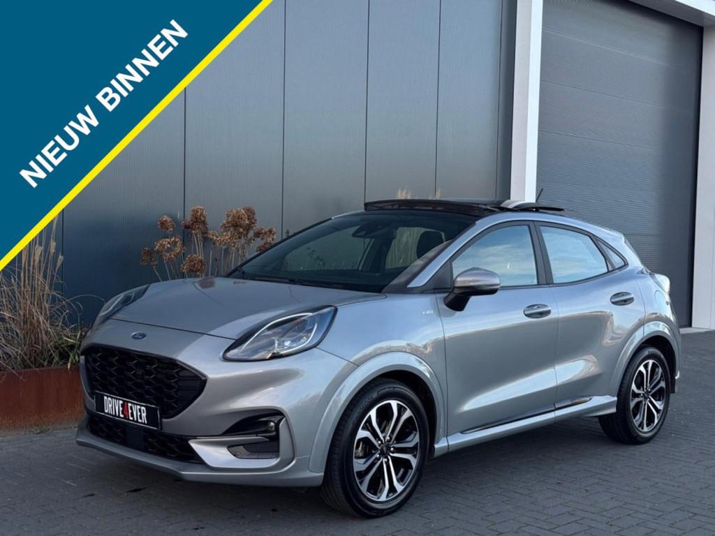 Ford Puma 1.0 EB ST-Line M23 FULL PANO NAVI PDC ELEK PAKKET, Auto's, Ford, Bedrijf, Te koop, Puma, ABS, Airbags, Airconditioning