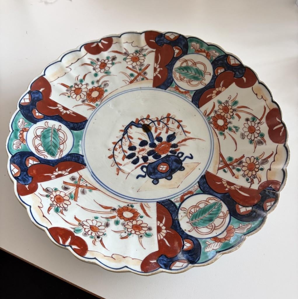 Bord - Aardewerk - Japans Imari, Ophalen of Verzenden