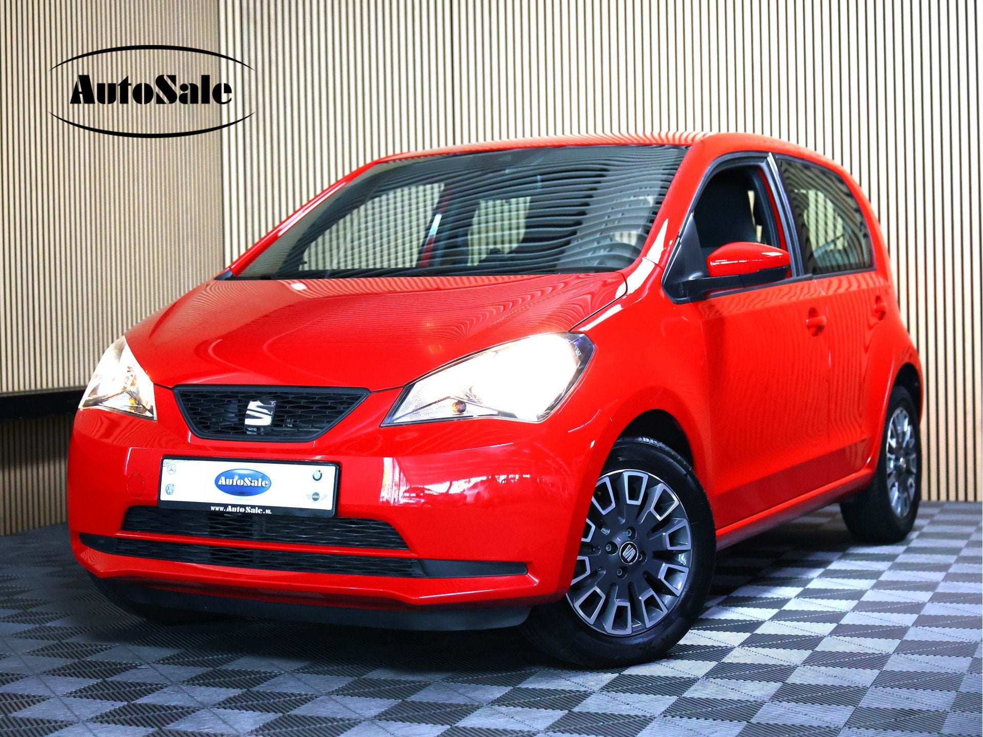 SEAT Mii Electric CLIMATRONIC 52000 k ! SOH 90.4 % ! DAB BLU, Stof, Gebruikt, Zwart, Origineel Nederlands