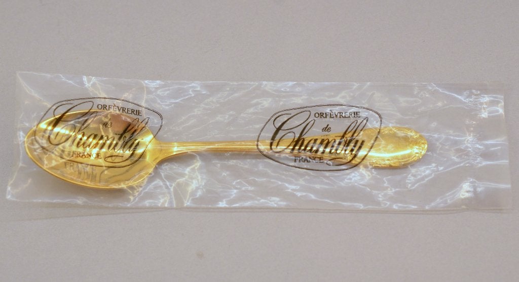 7x vergulde theelepels. Nieuw & ongebruikt. Chambly. Goud, Theelepel, Overige materialen, Los bestek, Nieuw