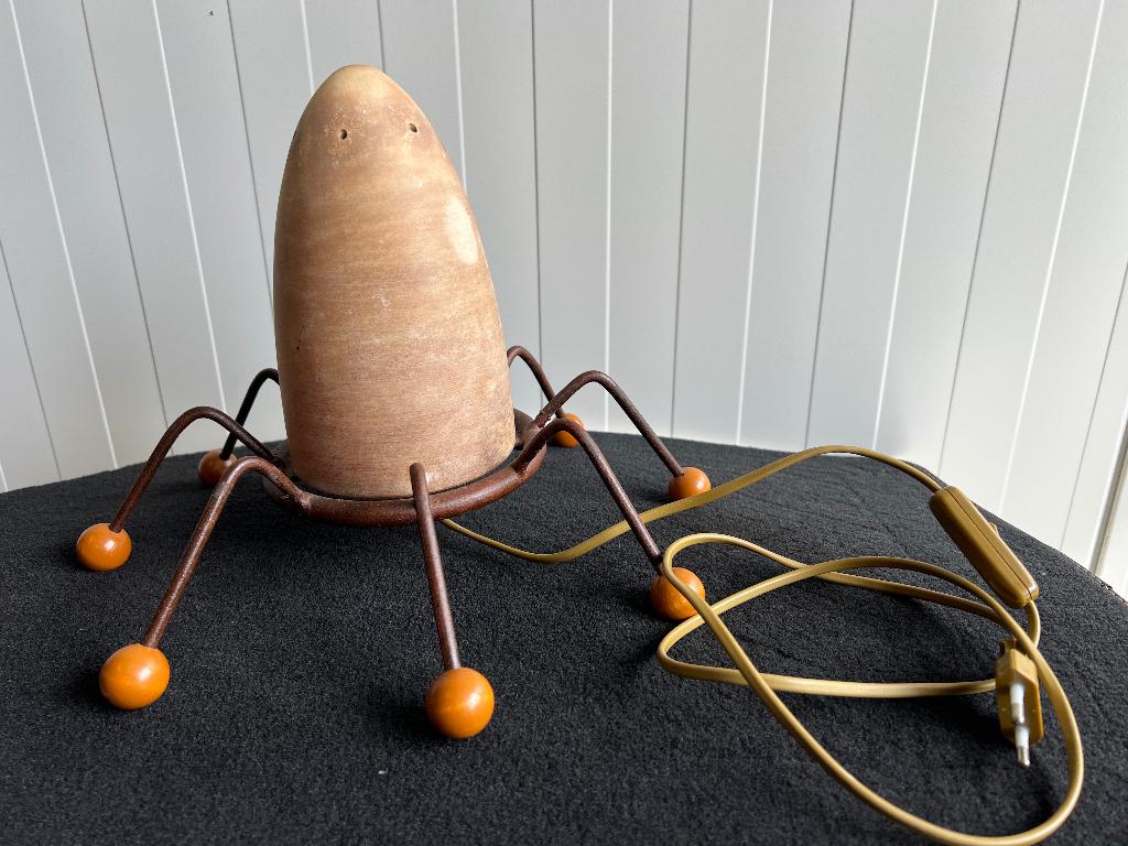 Tafellampje 'spin', Ophalen of Verzenden, Zo goed als nieuw, Glas, Minder dan 50 cm