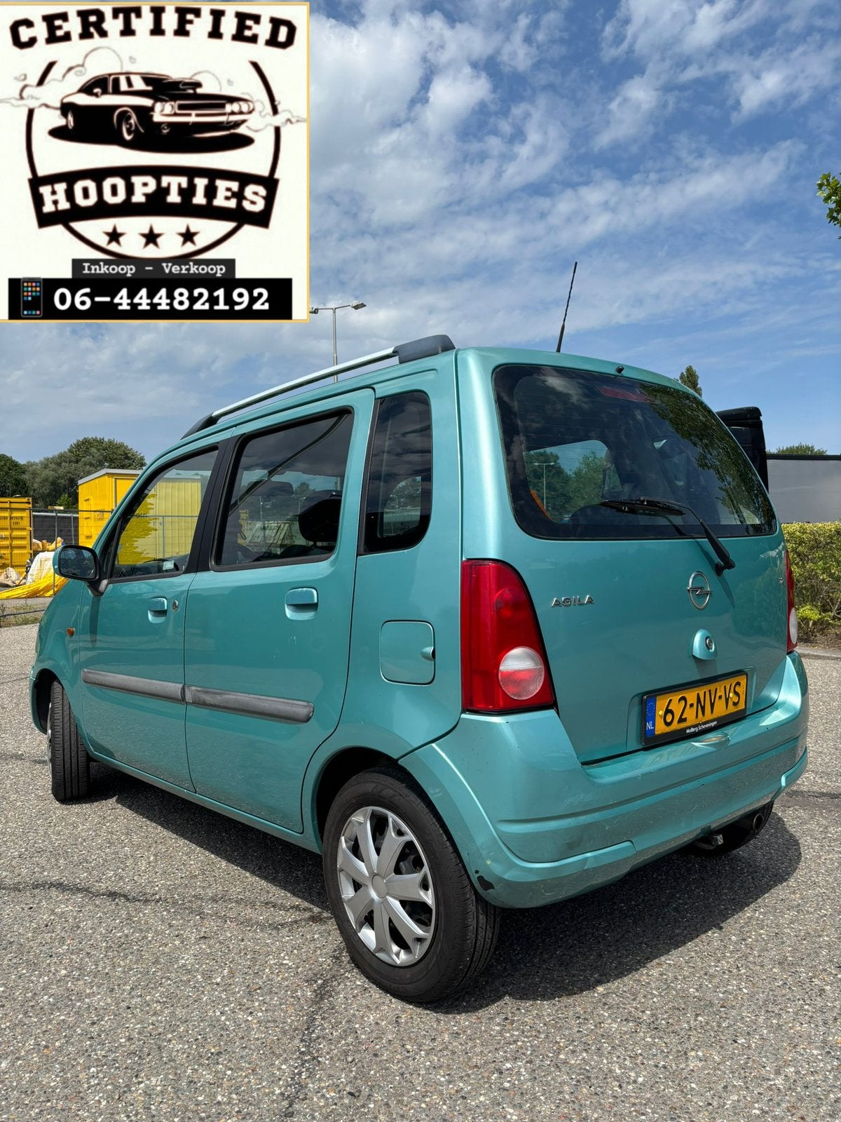 Opel Agila 1.2 I 16V 2004 Cosmo Groen APK 3/2/2027 RIJKLAAR!, Auto's, Opel, Voorwielaandrijving, Origineel Nederlands, Handgeschakeld