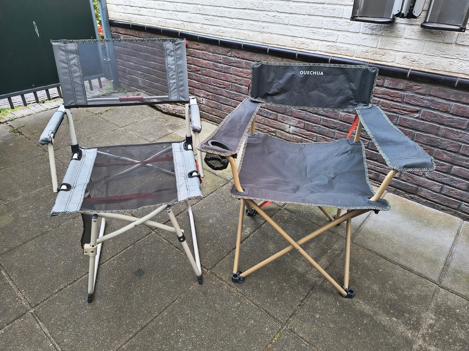 Eenmaal andermaal: Campingstoelen Quechua opvouwbaar, Ophalen, Zo goed als nieuw, Campingstoel