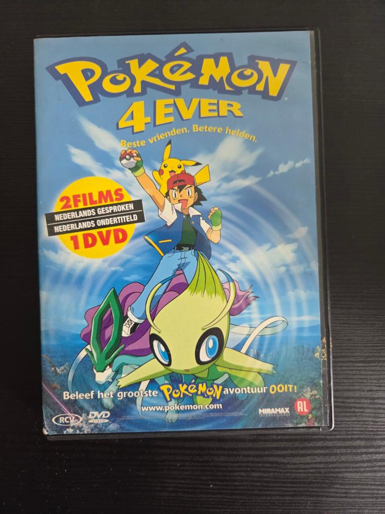 Pokémon 4Ever DVD - 2 films, Cd's en Dvd's, Dvd's | Tekenfilms en Animatie, Gebruikt, Anime (Japans), Tekenfilm, Alle leeftijden