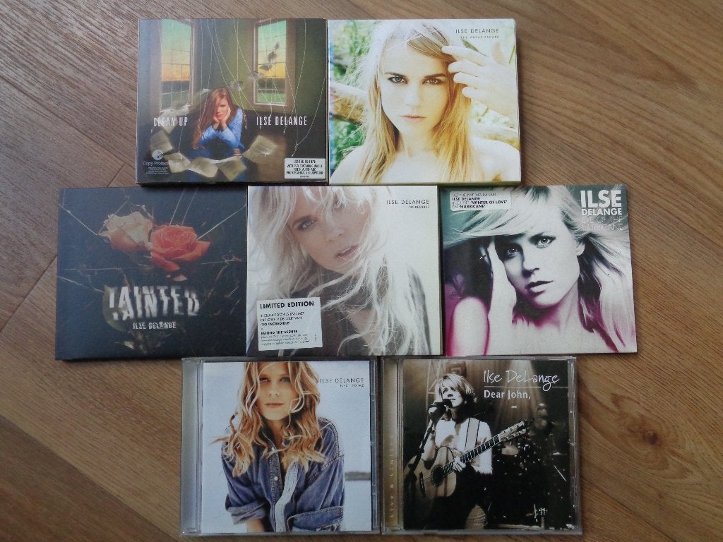 Ilse Delange 7 CD Escape Clean Tainted Hurricane Incredible, Ophalen, Zo goed als nieuw, Pop, Album