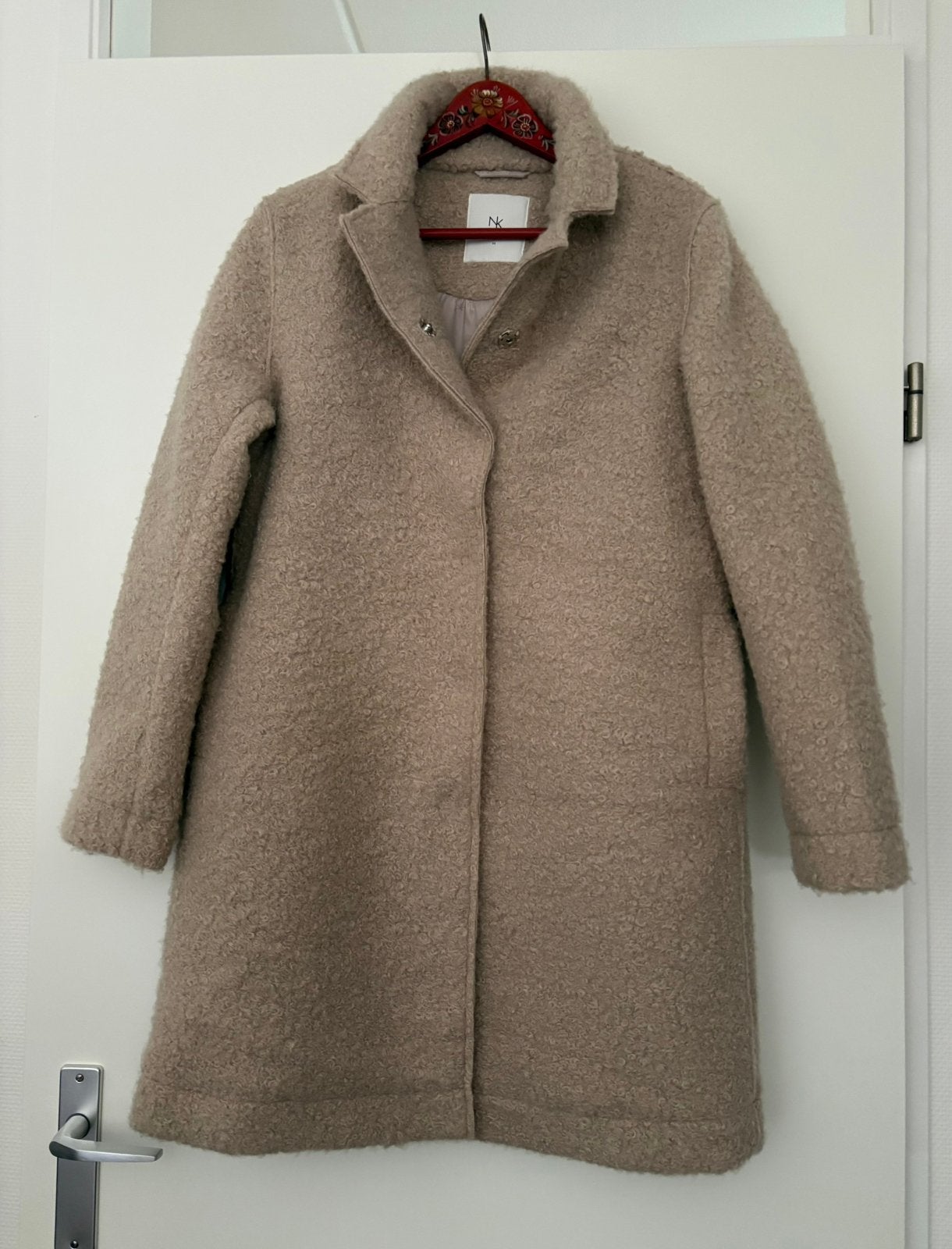 Nukus herfst/winter damesjas (boucle), Kleding | Dames, Ophalen of Verzenden, Zo goed als nieuw, Maat 38/40 (M), Overige kleuren