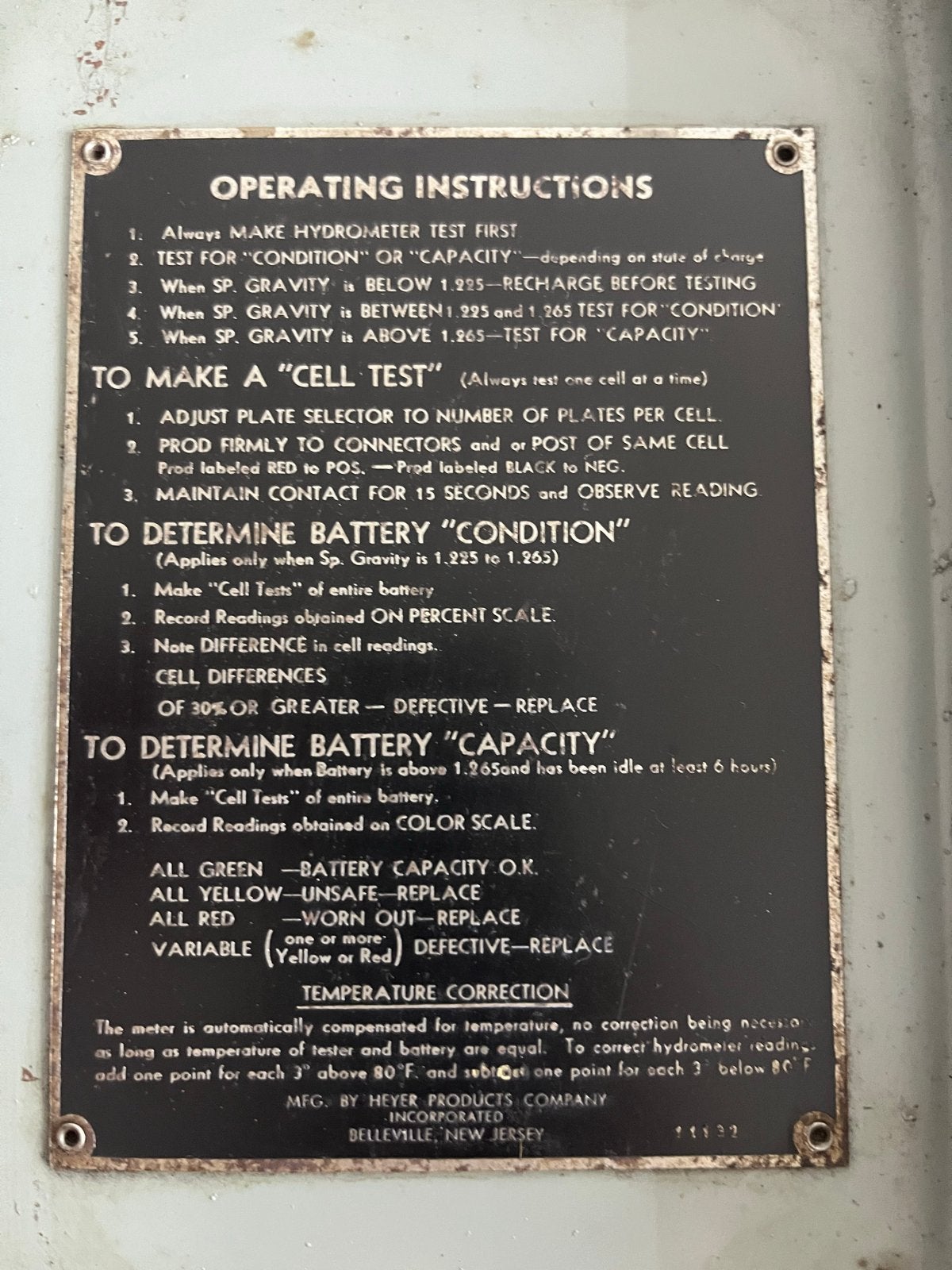 Vintage Ford Model 3-43 Universele Batterij Tester, Auto-onderdelen, Accu's en Toebehoren, Ford, Gebruikt, Ophalen