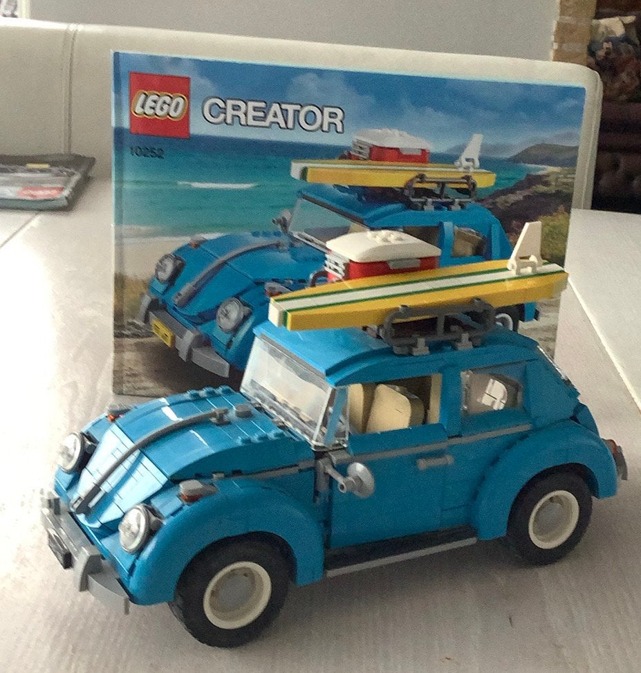 Lego creator expert volkswagen Kever. 10252, met bouwboek, Ophalen of Verzenden, Zo goed als nieuw
