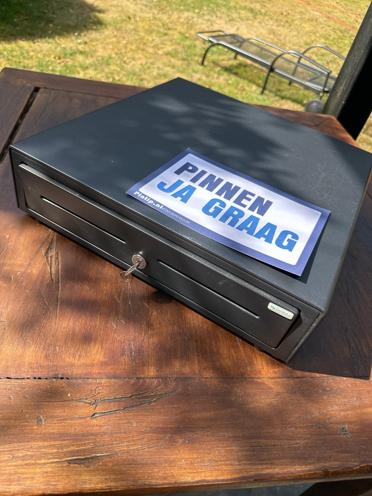 Kassalade met sleutel en uitneembare geldcassette, Ophalen of Verzenden