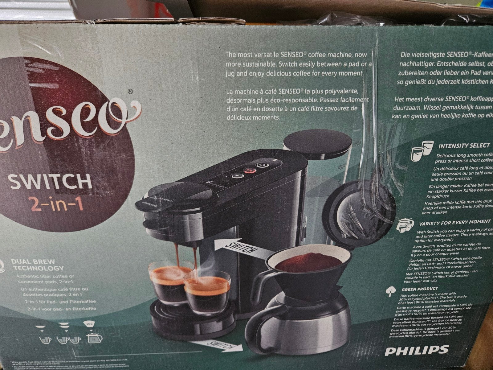Senseo Switch 2-in-1 koffiezetapparaat - Nieuw, Ophalen of Verzenden