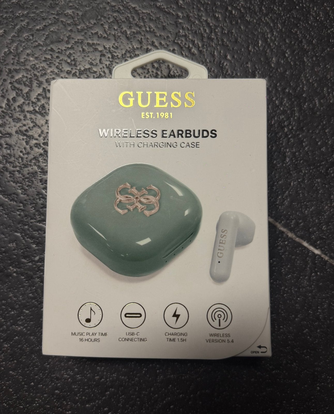 Guess wireless earbuds, Groen, Overige merken, Bluetooth, Nieuw