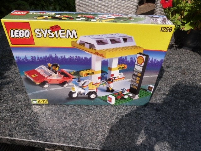 Lego Shell Station 1256 nieuw in doos, Overige thema's, Lego, Nieuw, Ophalen of Verzenden