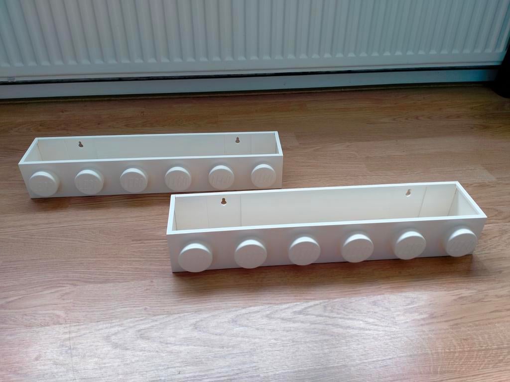 Lego boekenplank wit, 2 stuks, Ophalen, Zo goed als nieuw